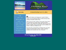 Tablet Screenshot of honeyruncampground.com